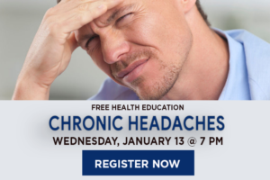 Webinar: Chronic Headaches 01-13-2021