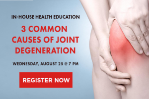 3 Common Causes of Joint Degeneration 08-25-2021