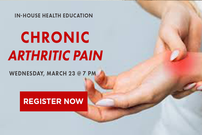 Natural Solutions for Chronic Arthritic Pain 03-23-2022