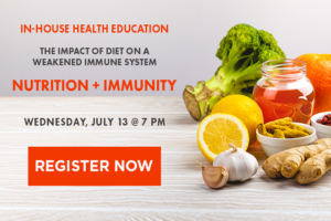 Nutrition and Immunity: The Impact of Diet on a Weakened Immune System 07-13-2022