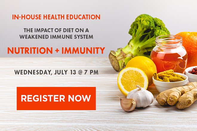 Nutrition and Immunity: The Impact of Diet on a Weakened Immune System 07-13-2022