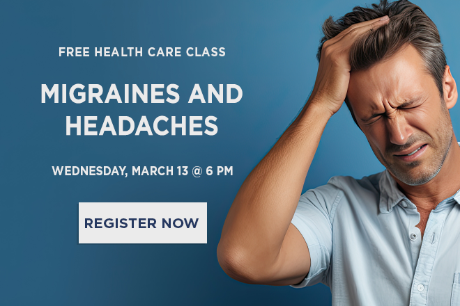 Health Education Event: Migraines and Headaches on March 13, 2024
